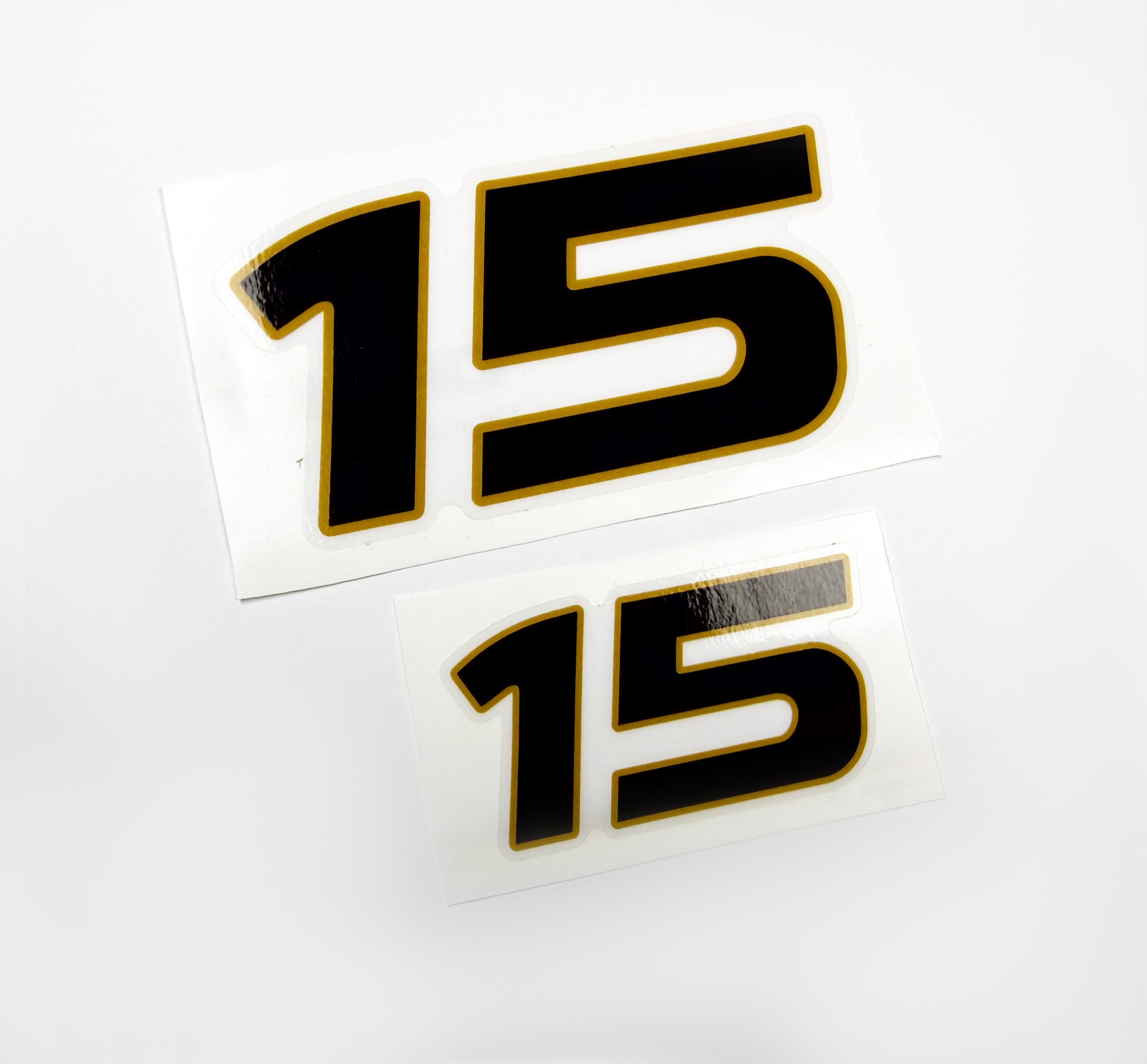 Vinyl graphic decal for Honda 15 four stroke outboard engine.Vinyl graphic sticker Number 15 number 15 separately for H 15 four stroke