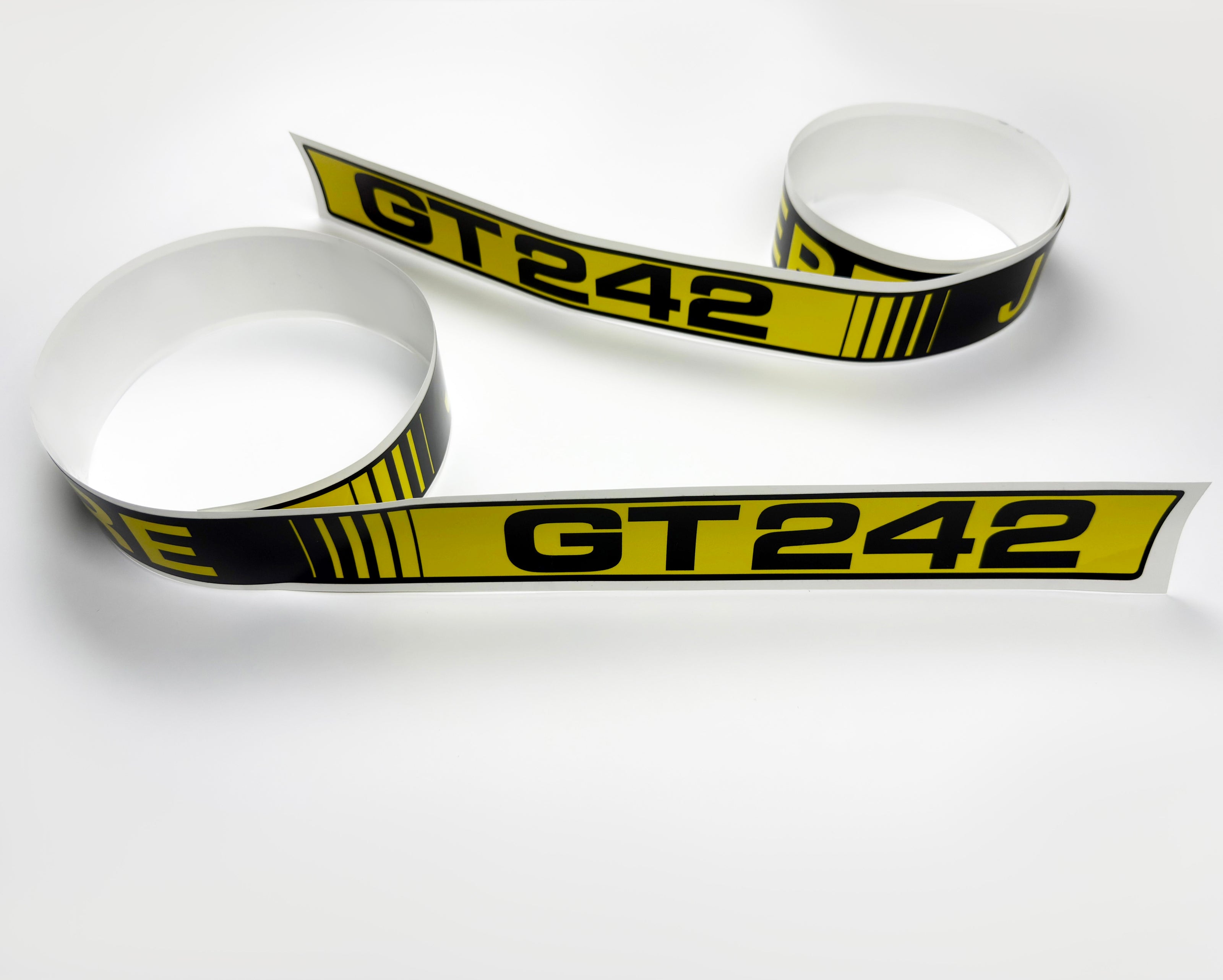 Replacement Vinyl Decal Set For GT 242 Lawn Tractor Hood, stickers set  Lawn Tractor Hood GT242 Handmade