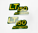 Replacement Vinyl Decal Set For LT150 Lawn Tractor Hood, stickers Handmade