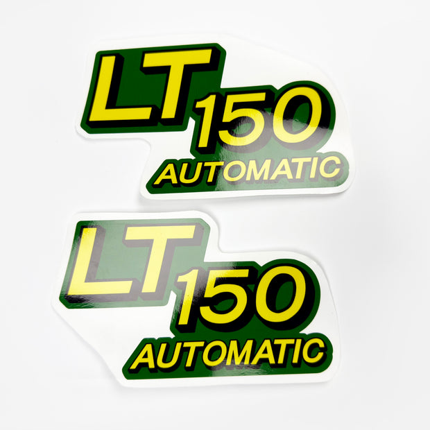 Replacement Vinyl Decal Set For LT150 Lawn Tractor Hood, stickers Handmade
