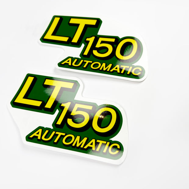 Replacement Vinyl Decal Set For LT150 Lawn Tractor Hood, stickers Handmade