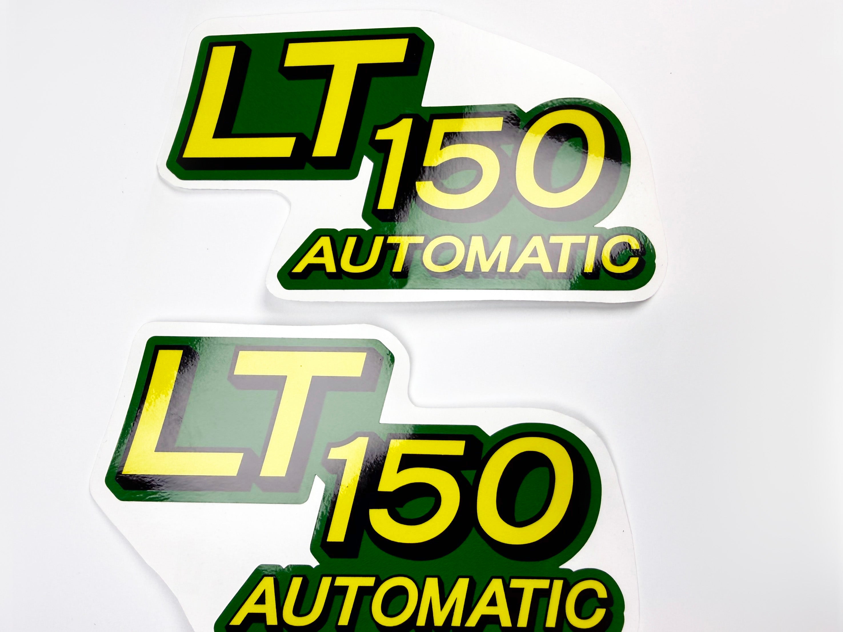 Replacement Vinyl Decal Set For LT150 Lawn Tractor Hood, stickers Handmade
