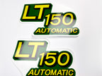 Replacement Vinyl Decal Set For LT150 Lawn Tractor Hood, stickers Handmade