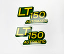 Replacement Vinyl Decal Set For LT150 Lawn Tractor Hood, stickers Handmade