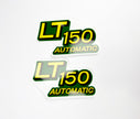 Replacement Vinyl Decal Set For LT150 Lawn Tractor Hood, stickers Handmade