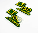 Replacement Vinyl Decal Set For LT150 Lawn Tractor Hood, stickers Handmade