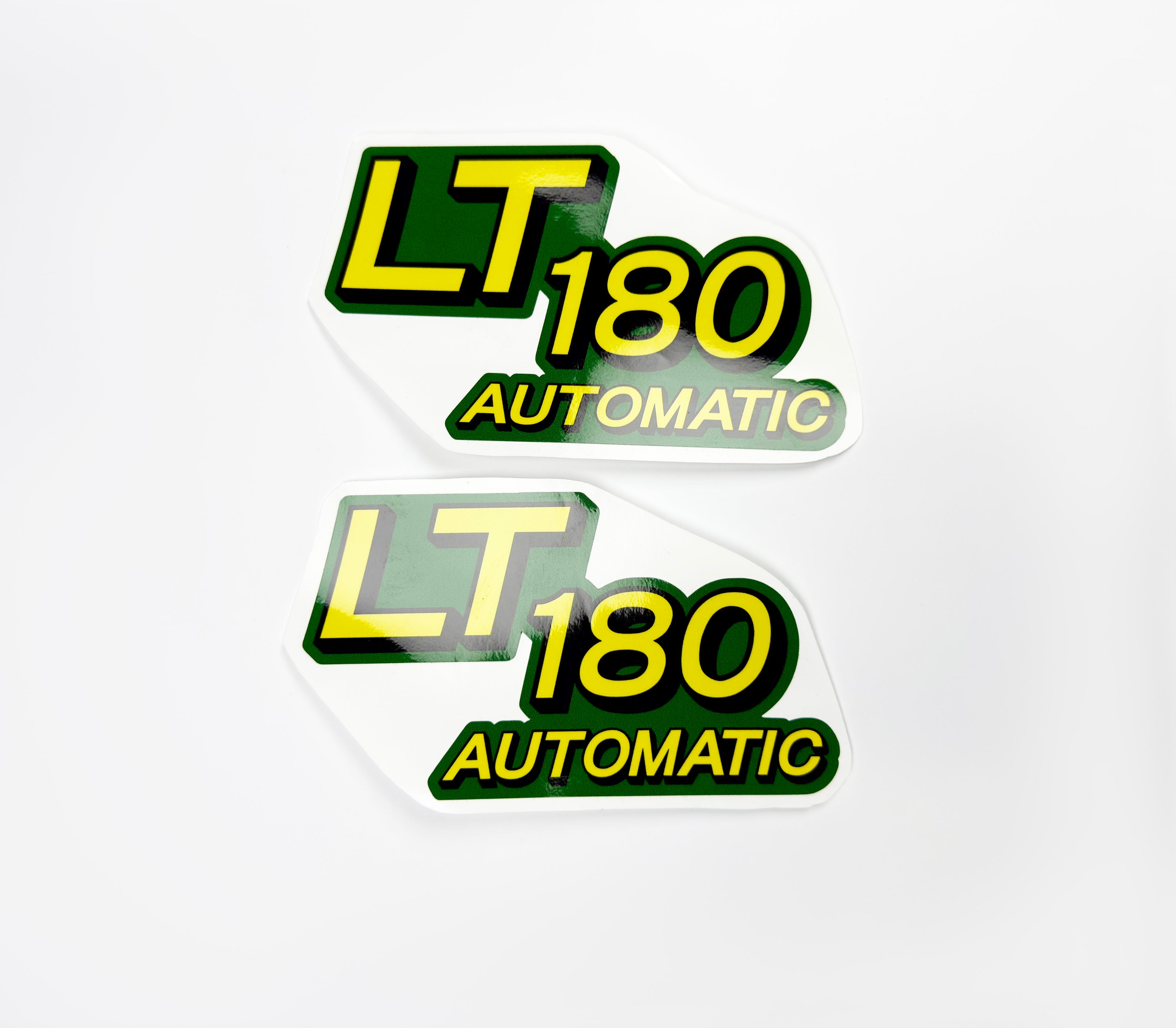 Replacement Vinyl Decal Set For LT180 Lawn Tractor Hood, stickers Handmade