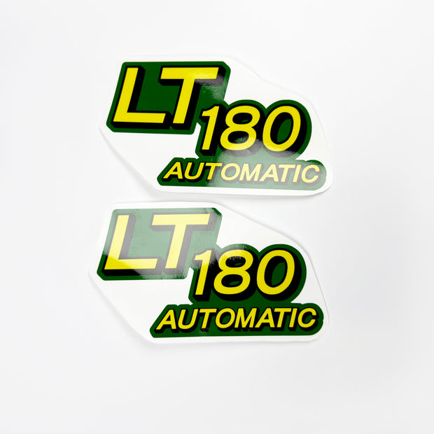 Replacement Vinyl Decal Set For LT180 Lawn Tractor Hood, stickers Handmade