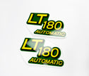 Replacement Vinyl Decal Set For LT180 Lawn Tractor Hood, stickers Handmade