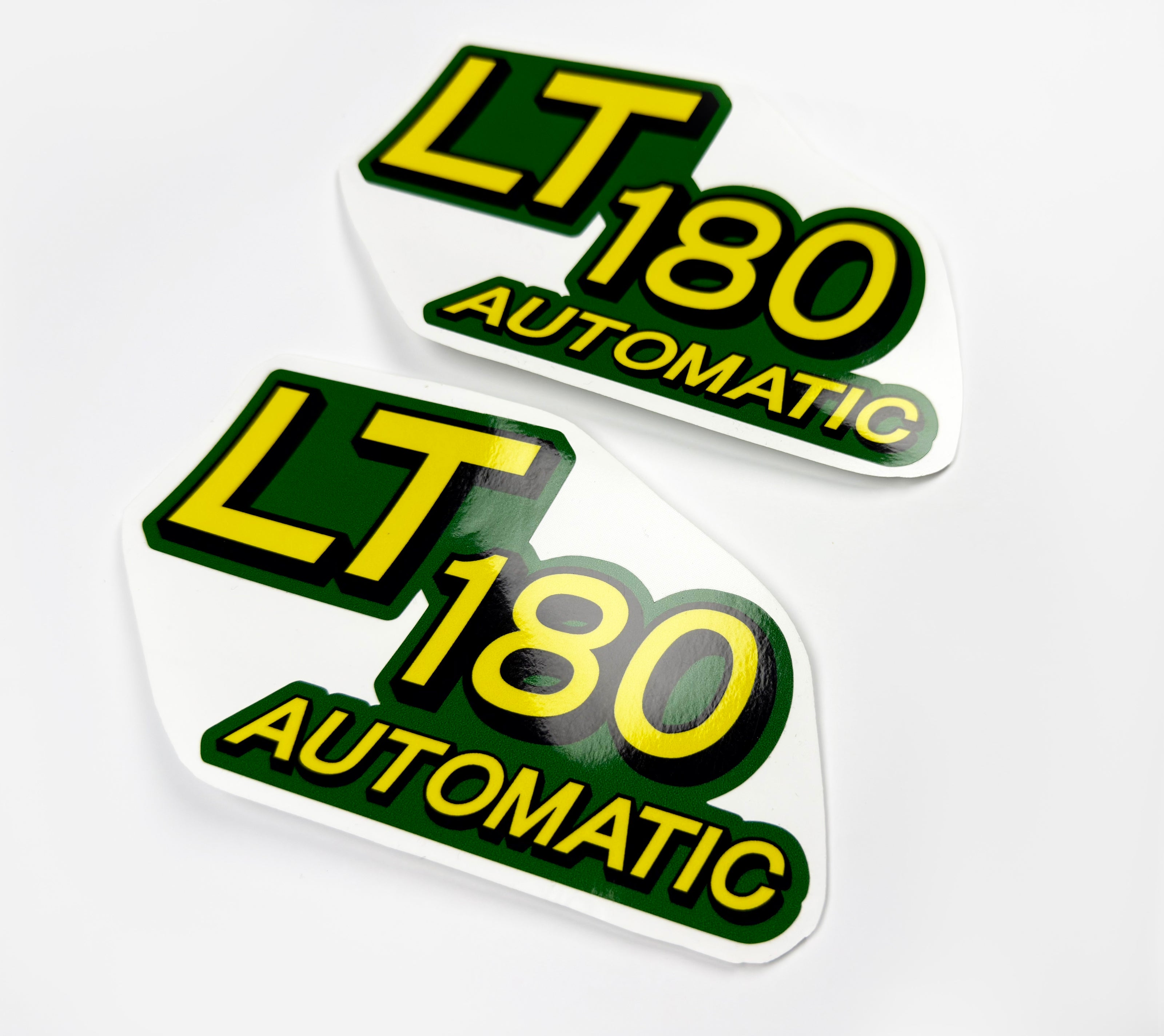 Replacement Vinyl Decal Set For LT180 Lawn Tractor Hood, stickers Handmade