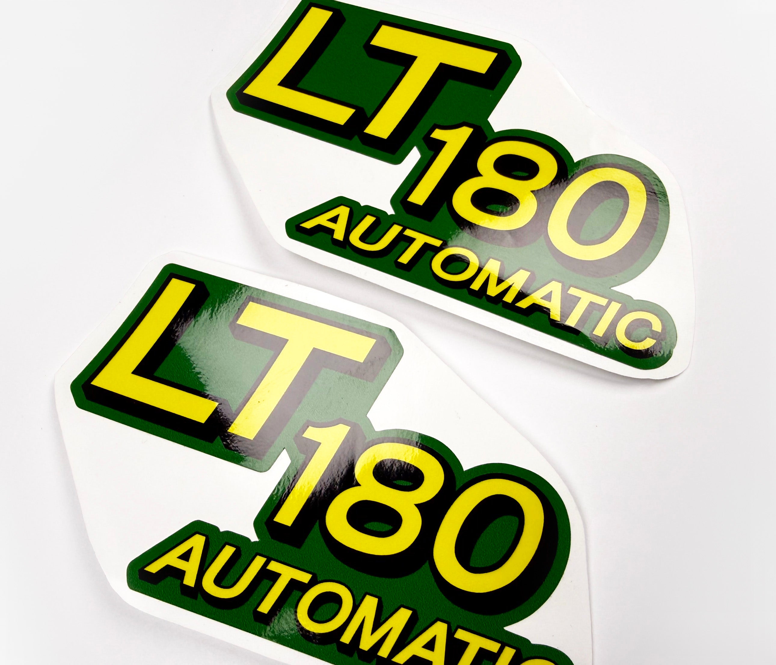Replacement Vinyl Decal Set For LT180 Lawn Tractor Hood, stickers Handmade