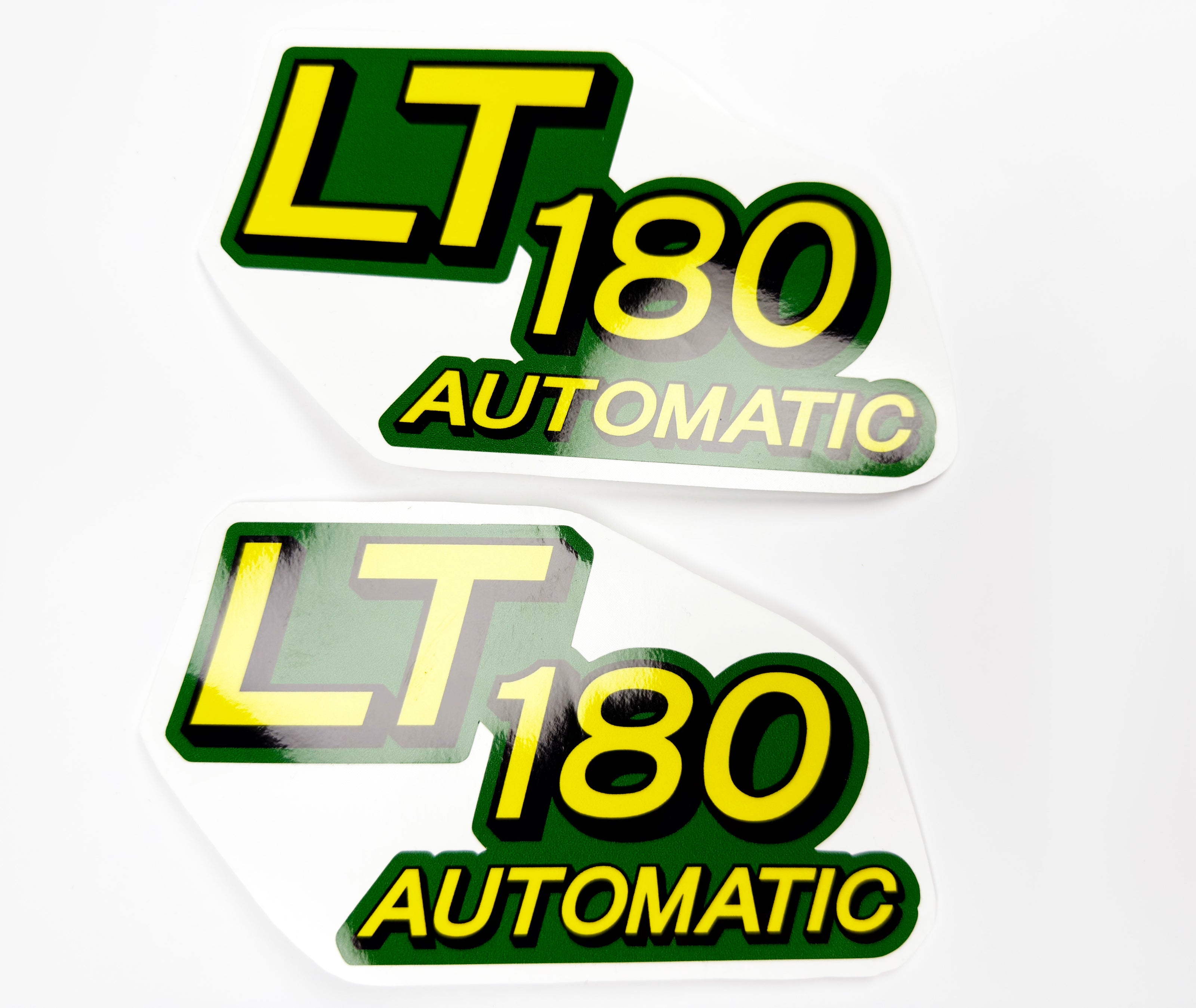 Replacement Vinyl Decal Set For LT180 Lawn Tractor Hood, stickers Handmade