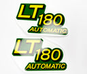 Replacement Vinyl Decal Set For LT180 Lawn Tractor Hood, stickers Handmade