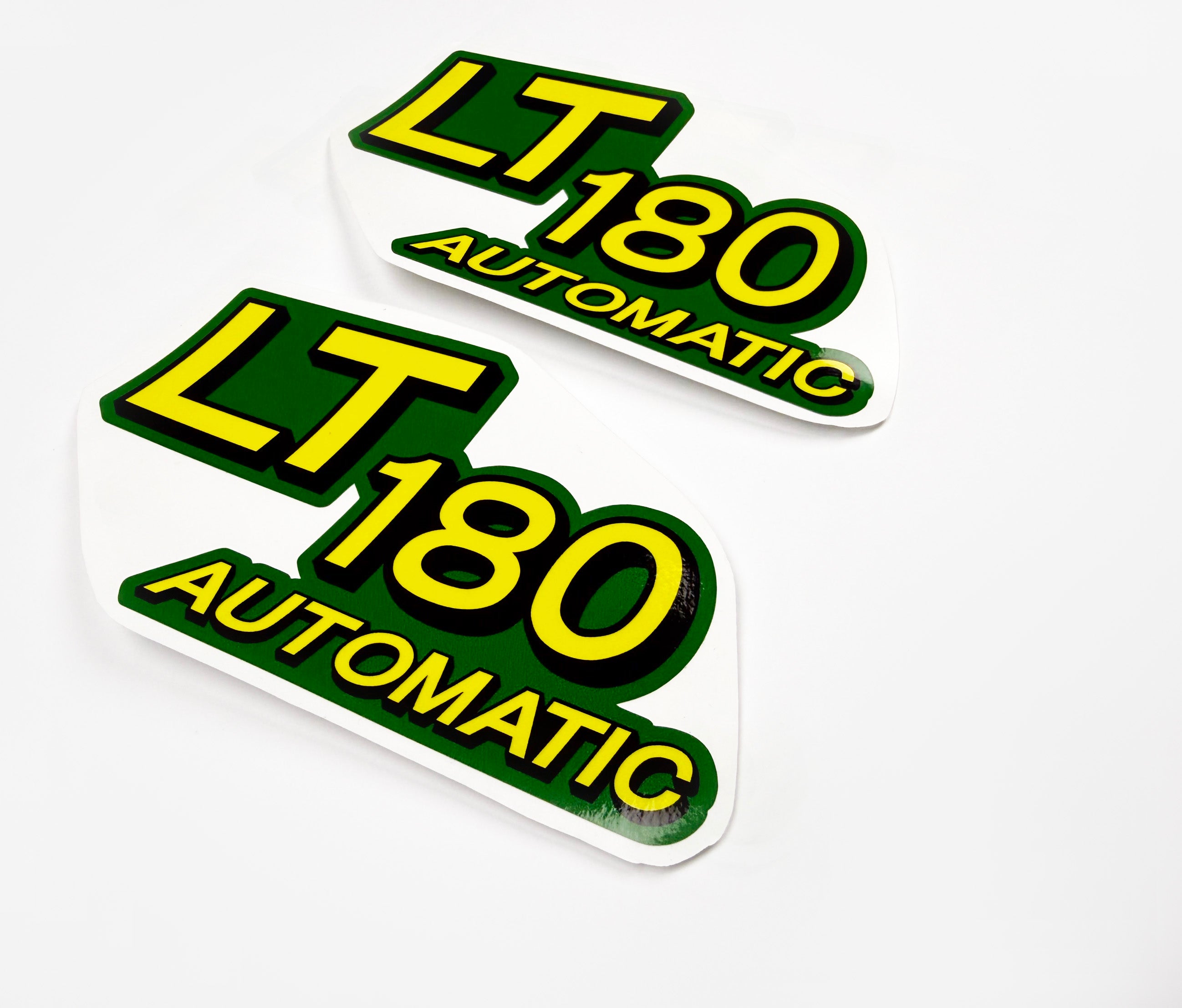 Replacement Vinyl Decal Set For LT180 Lawn Tractor Hood, stickers Handmade