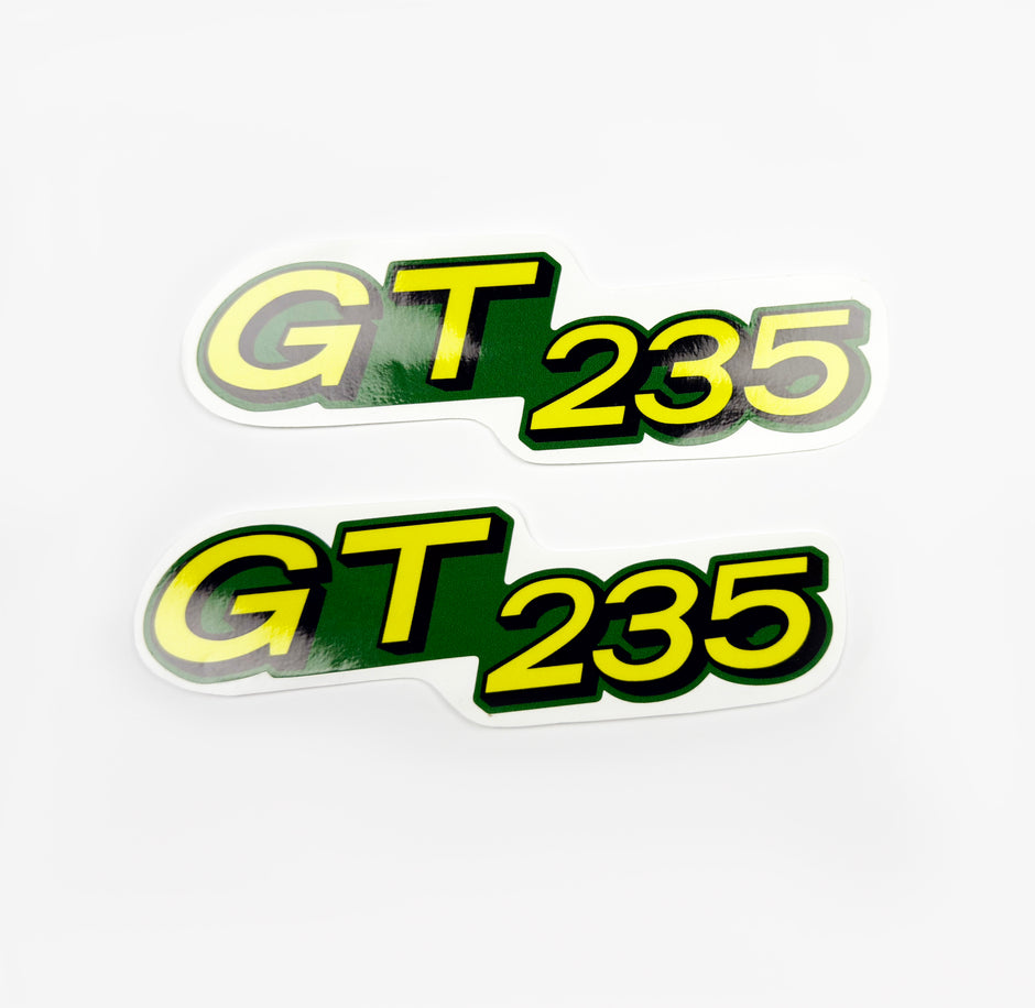 Replacement Vinyl Decal Set For GT 235 Lawn Tractor Hood stickers Handmade