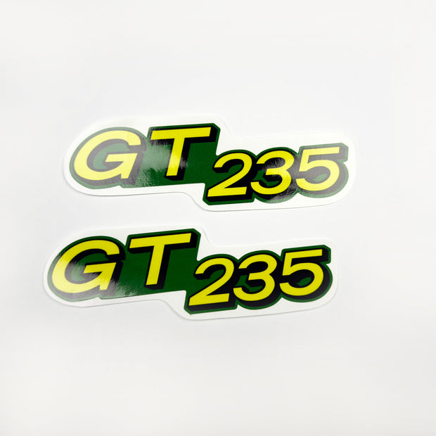 Replacement Vinyl Decal Set For GT 235 Lawn Tractor Hood, stickers Handmade