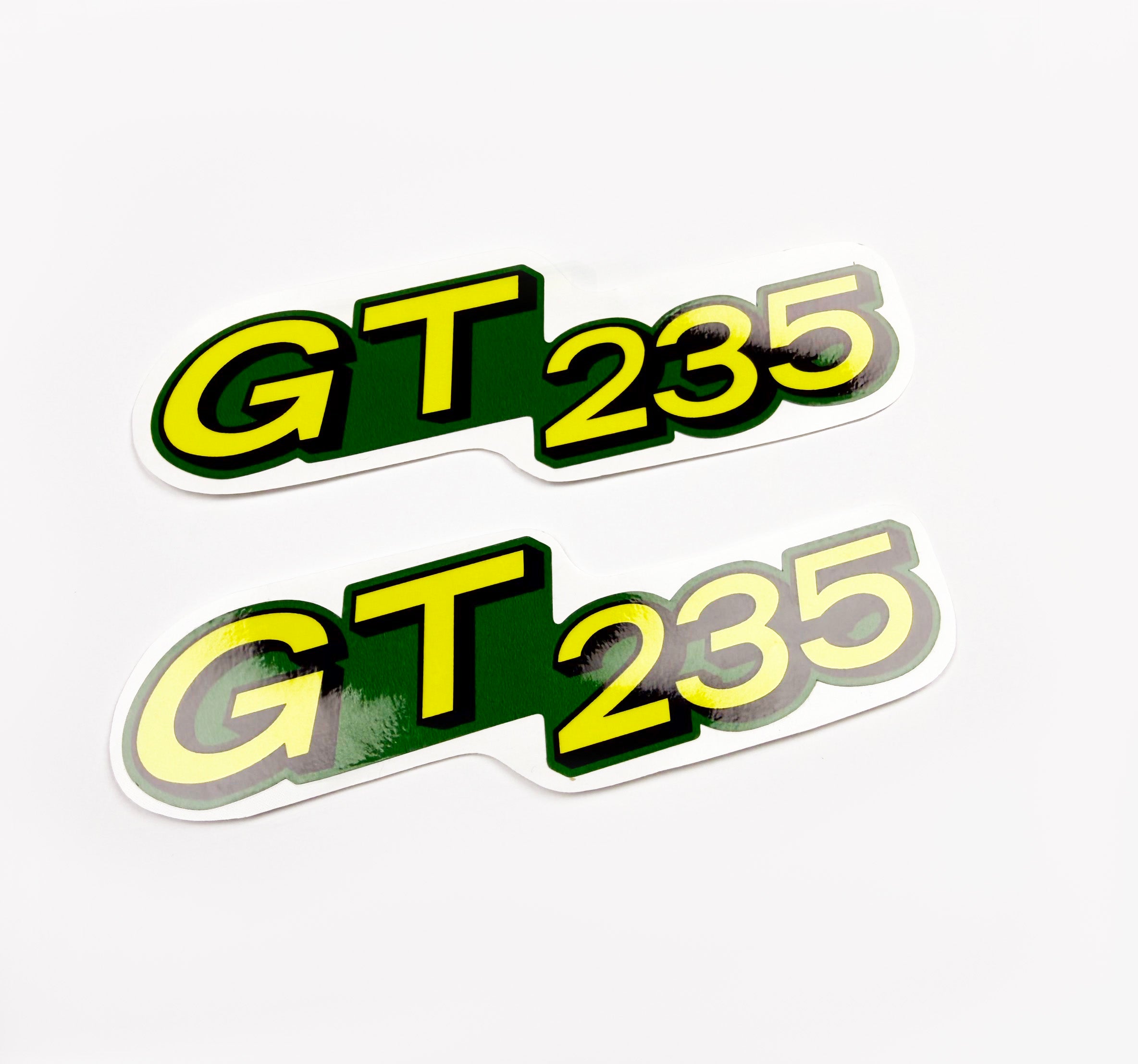 Replacement Vinyl Decal Set For GT 235 Lawn Tractor Hood stickers Handmade