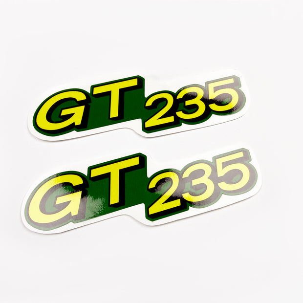 Replacement Vinyl Decal Set For GT 235 Lawn Tractor Hood stickers Handmade