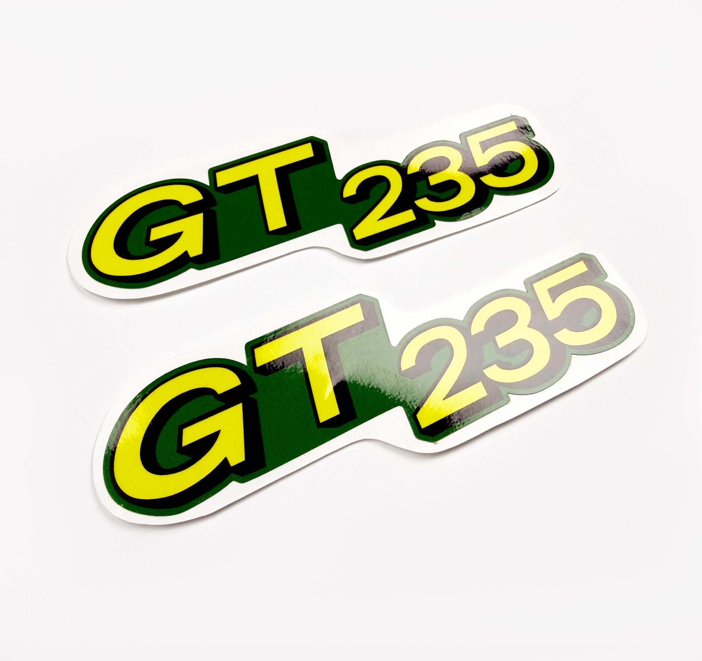 Replacement Vinyl Decal Set For GT 235 Lawn Tractor Hood stickers Handmade