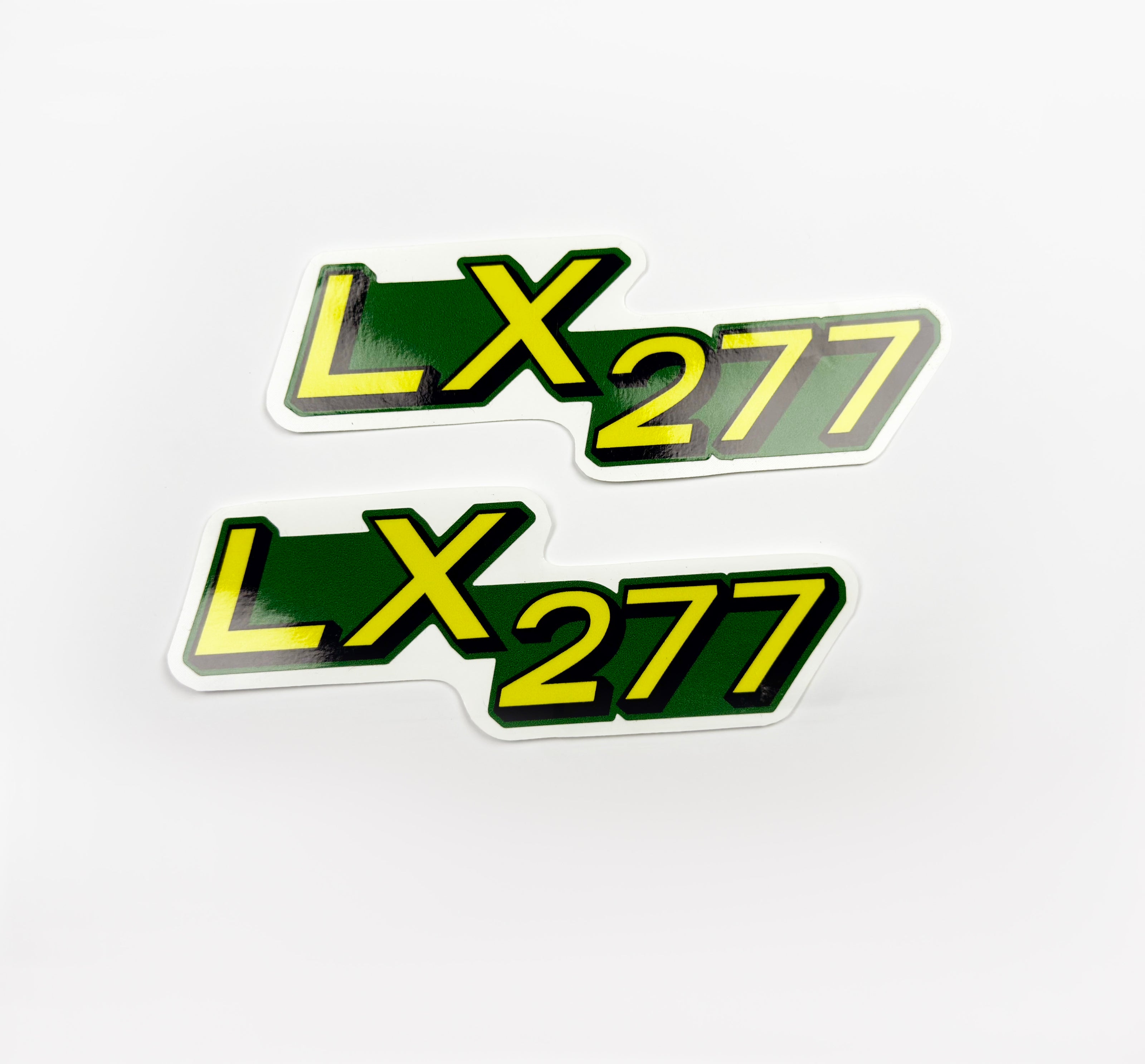 Replacement Vinyl Decal Set For LX 277 Lawn Tractor Hood, stickers Handmade