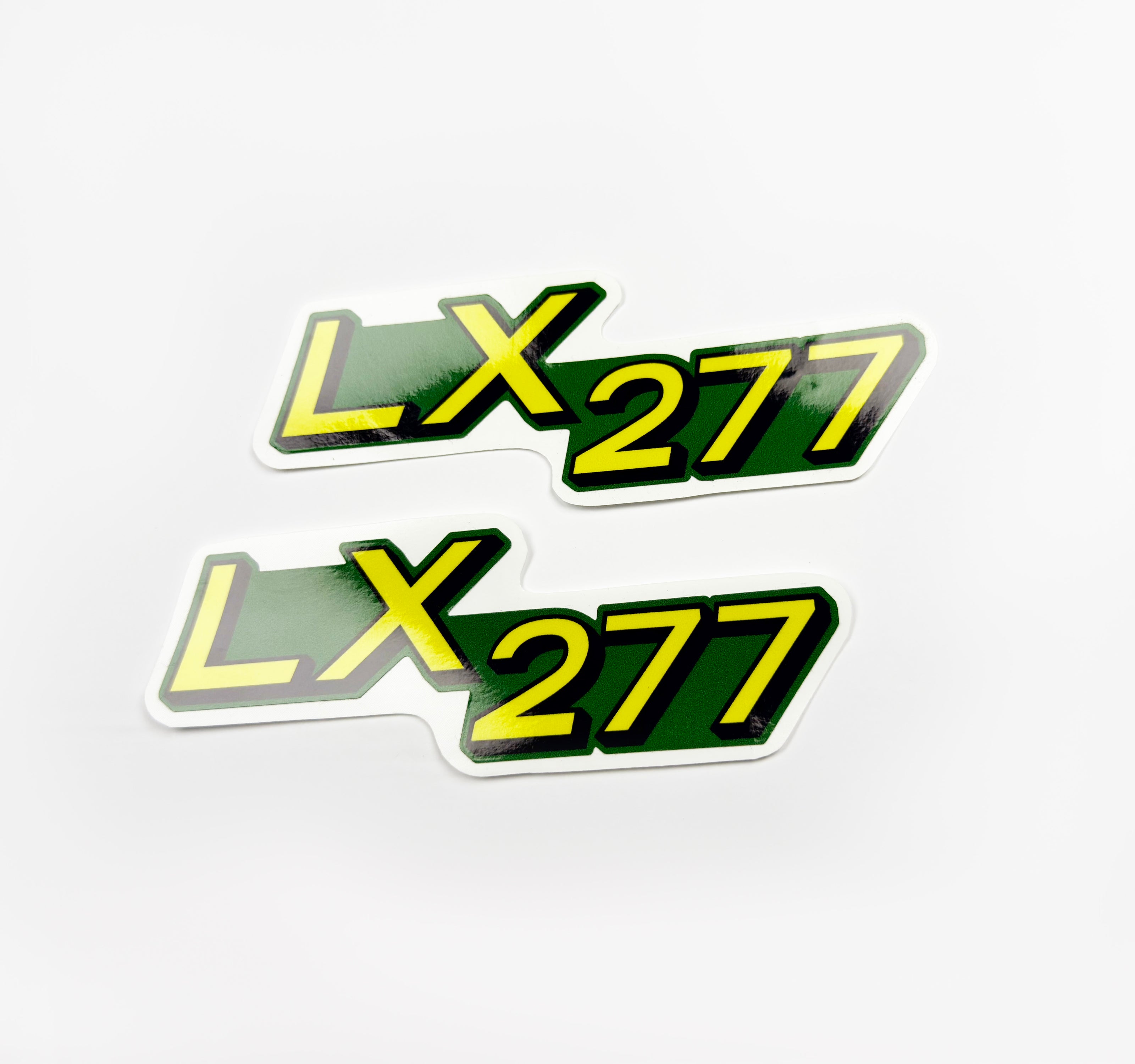 Replacement Vinyl Decal Set For LX 277 Lawn Tractor Hood, stickers Handmade