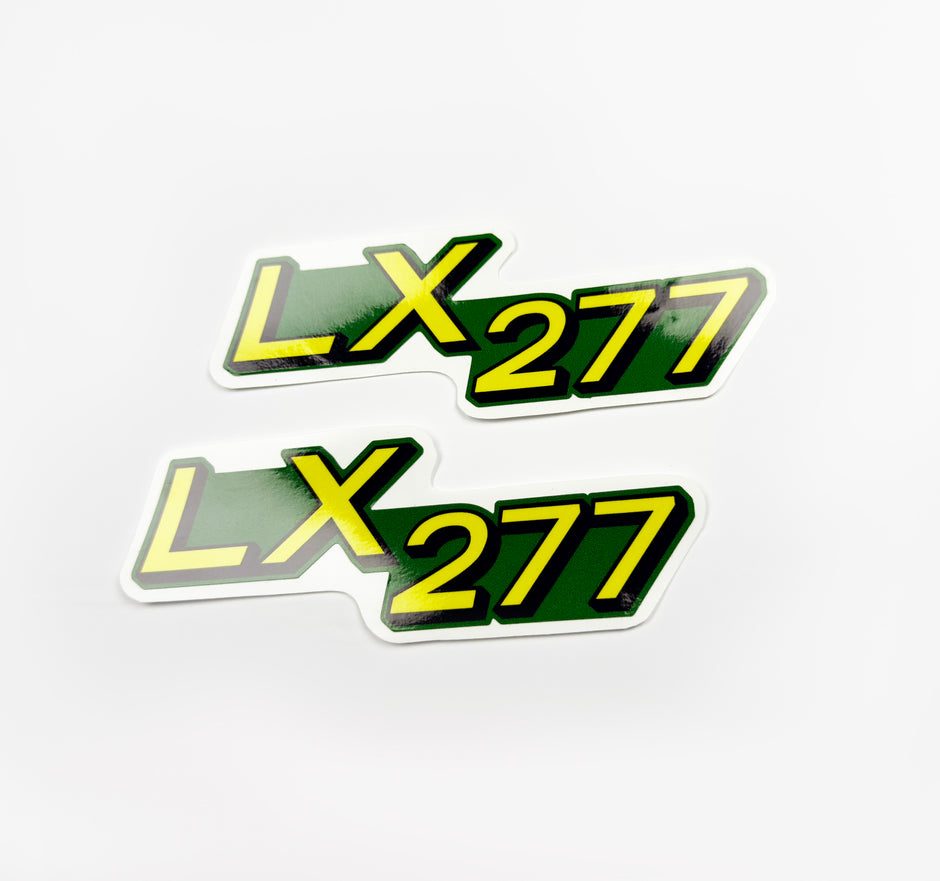 Replacement Vinyl Decal Set For LX 277 Lawn Tractor Hood, stickers Handmade
