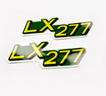 Replacement Vinyl Decal Set For LX 277 Lawn Tractor Hood, stickers Handmade