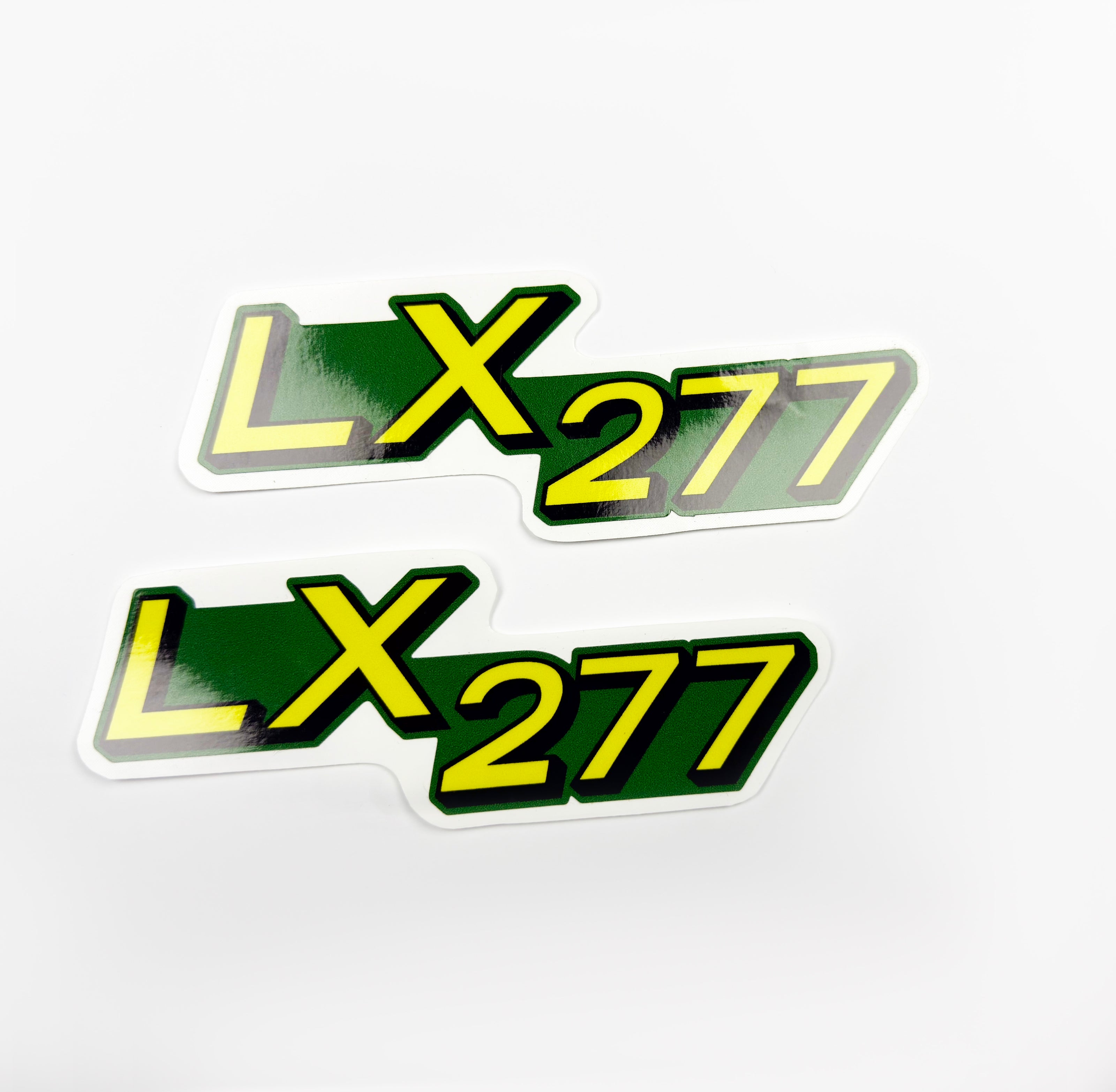 Replacement Vinyl Decal Set For LX 277 Lawn Tractor Hood, stickers Handmade
