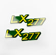 Replacement Vinyl Decal Set For LX 277 Lawn Tractor Hood, stickers Handmade