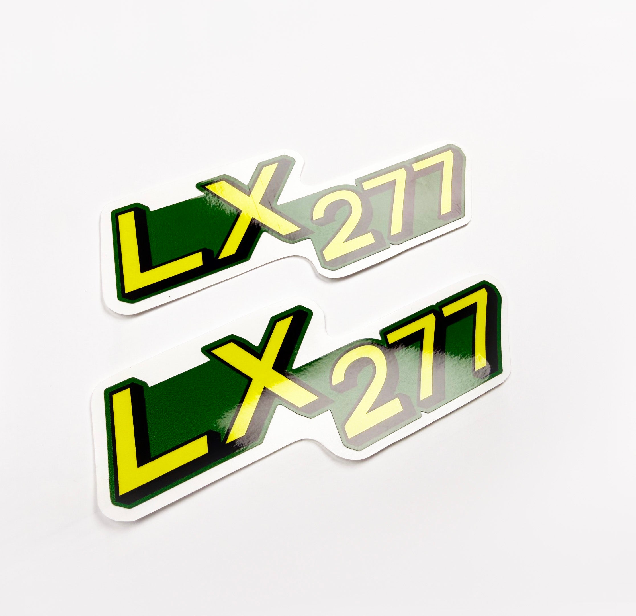 Replacement Vinyl Decal Set For LX 277 Lawn Tractor Hood, stickers Handmade
