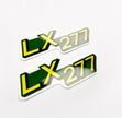 Replacement Vinyl Decal Set For LX 277 Lawn Tractor Hood, stickers Handmade