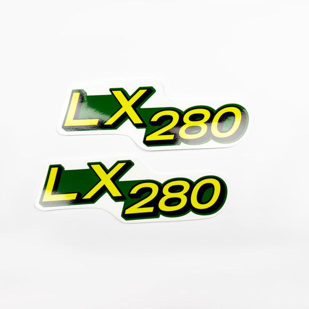 Replacement Vinyl Decal Set For alx 280 Lawn Tractor Hood, stickers Handmade