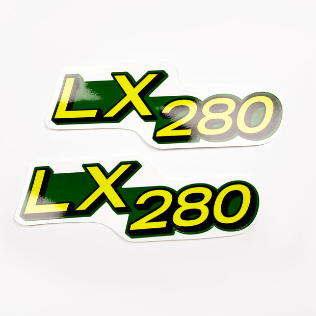 Replacement Vinyl Decal Set For alx 280 Lawn Tractor Hood, stickers Handmade