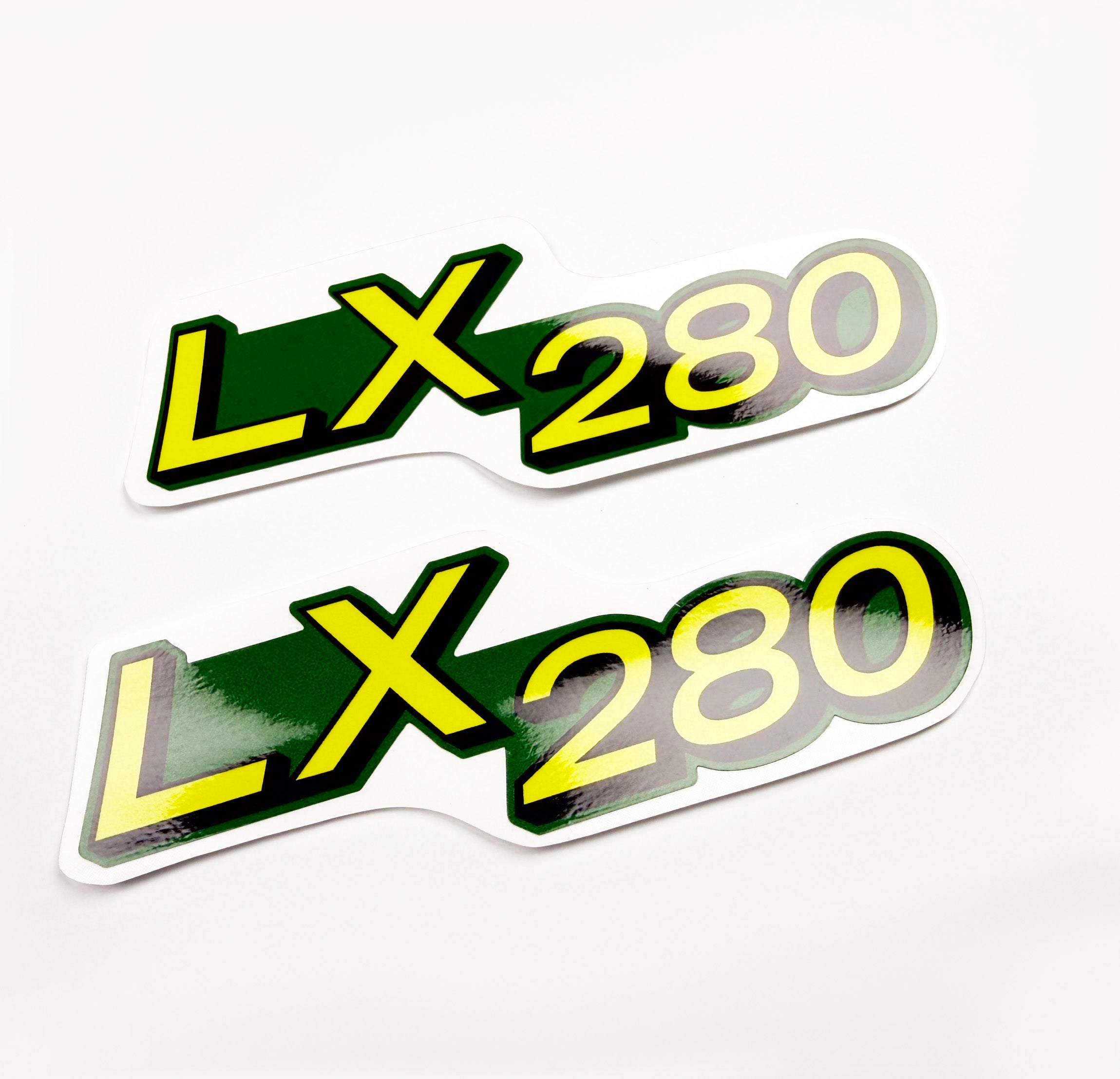 Replacement Vinyl Decal Set For alx 280 Lawn Tractor Hood, stickers Handmade