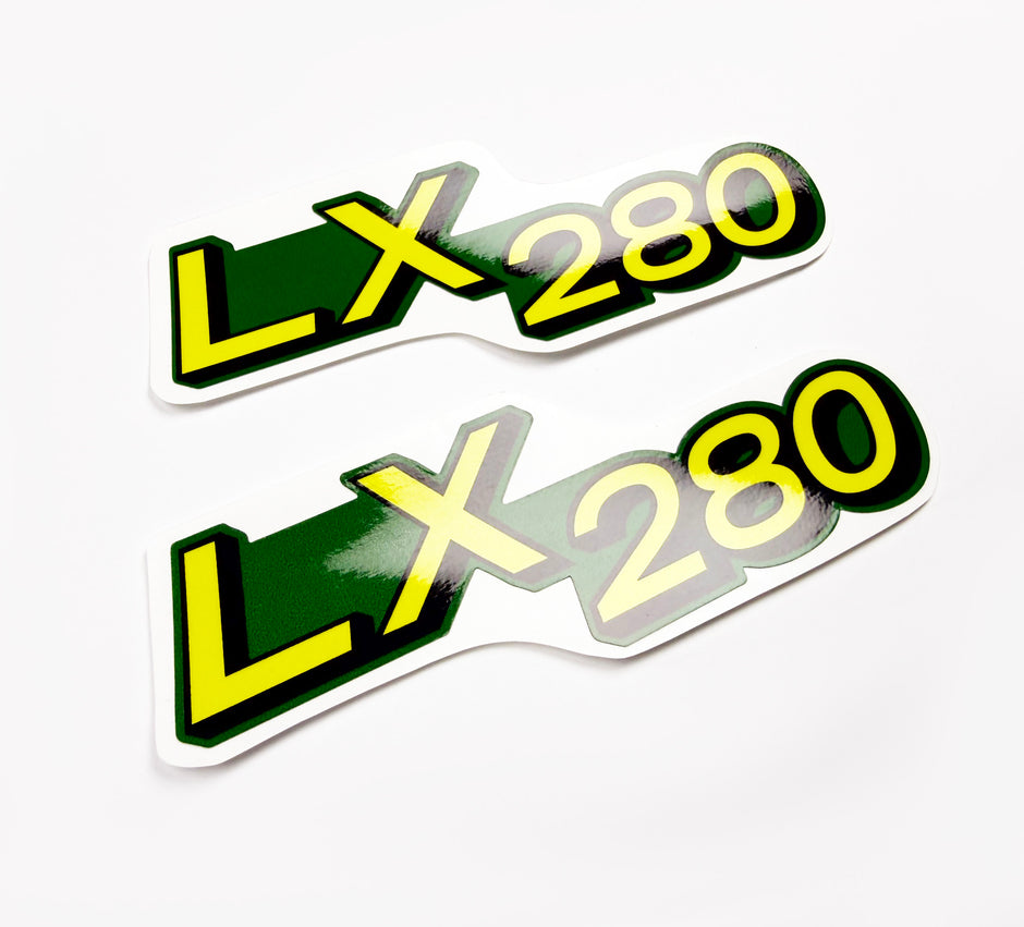 Replacement Vinyl Decal Set For alx 280 Lawn Tractor Hood, stickers Handmade