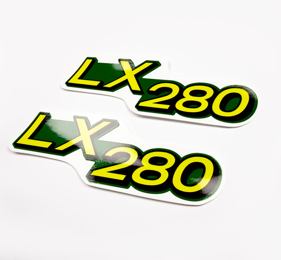 Replacement Vinyl Decal Set For alx 280 Lawn Tractor Hood, stickers Handmade