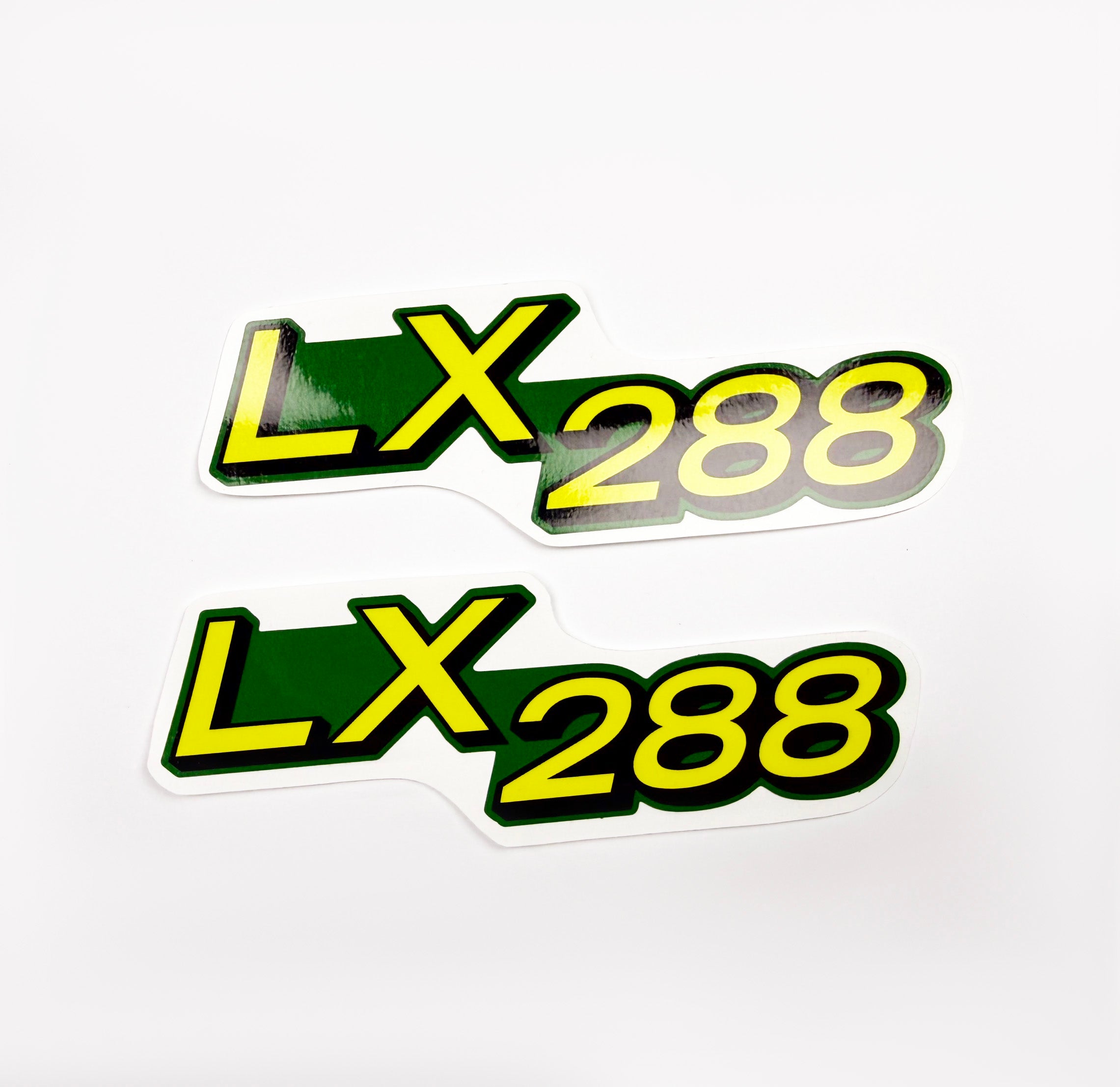 Replacement Vinyl Decal Set For LX 288 Lawn Tractor Hood, stickers Handmade
