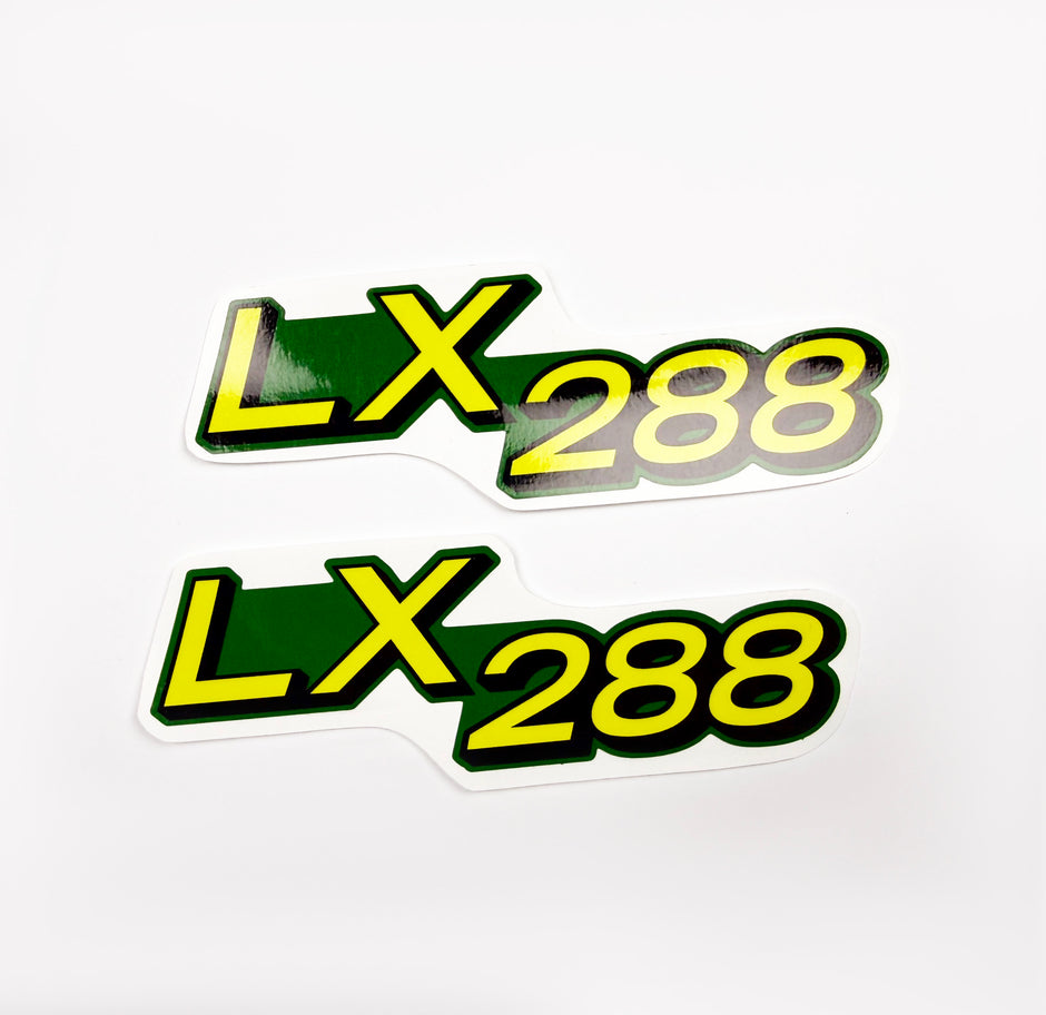 Replacement Vinyl Decal Set For LX 288 Lawn Tractor Hood, stickers Handmade