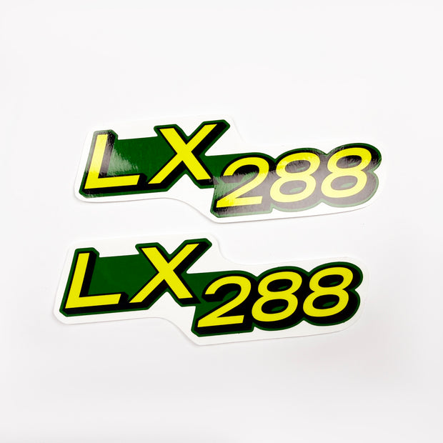 Replacement Vinyl Decal Set For LX 288 Lawn Tractor Hood, stickers Handmade