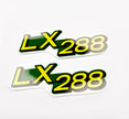 Replacement Vinyl Decal Set For LX 288 Lawn Tractor Hood, stickers Handmade