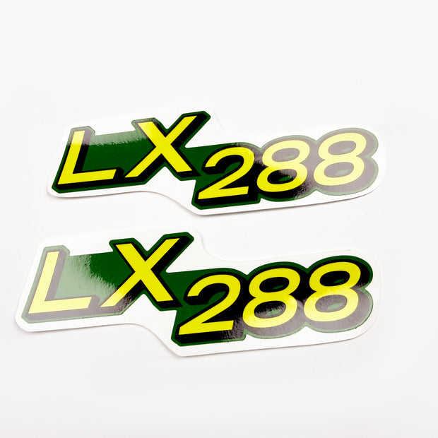 Replacement Vinyl Decal Set For LX 288 Lawn Tractor Hood, stickers Handmade