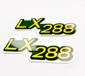 Replacement Vinyl Decal Set For LX 288 Lawn Tractor Hood, stickers Handmade