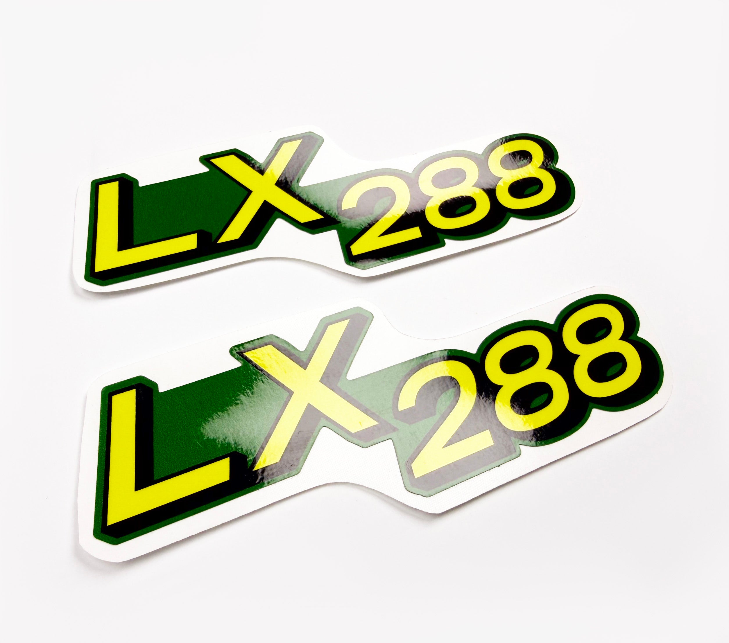 Replacement Vinyl Decal Set For LX 288 Lawn Tractor Hood, stickers Handmade