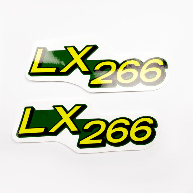 Replacement Vinyl Decal Set For LX266 Lawn Tractor Hood, stickers Handmade