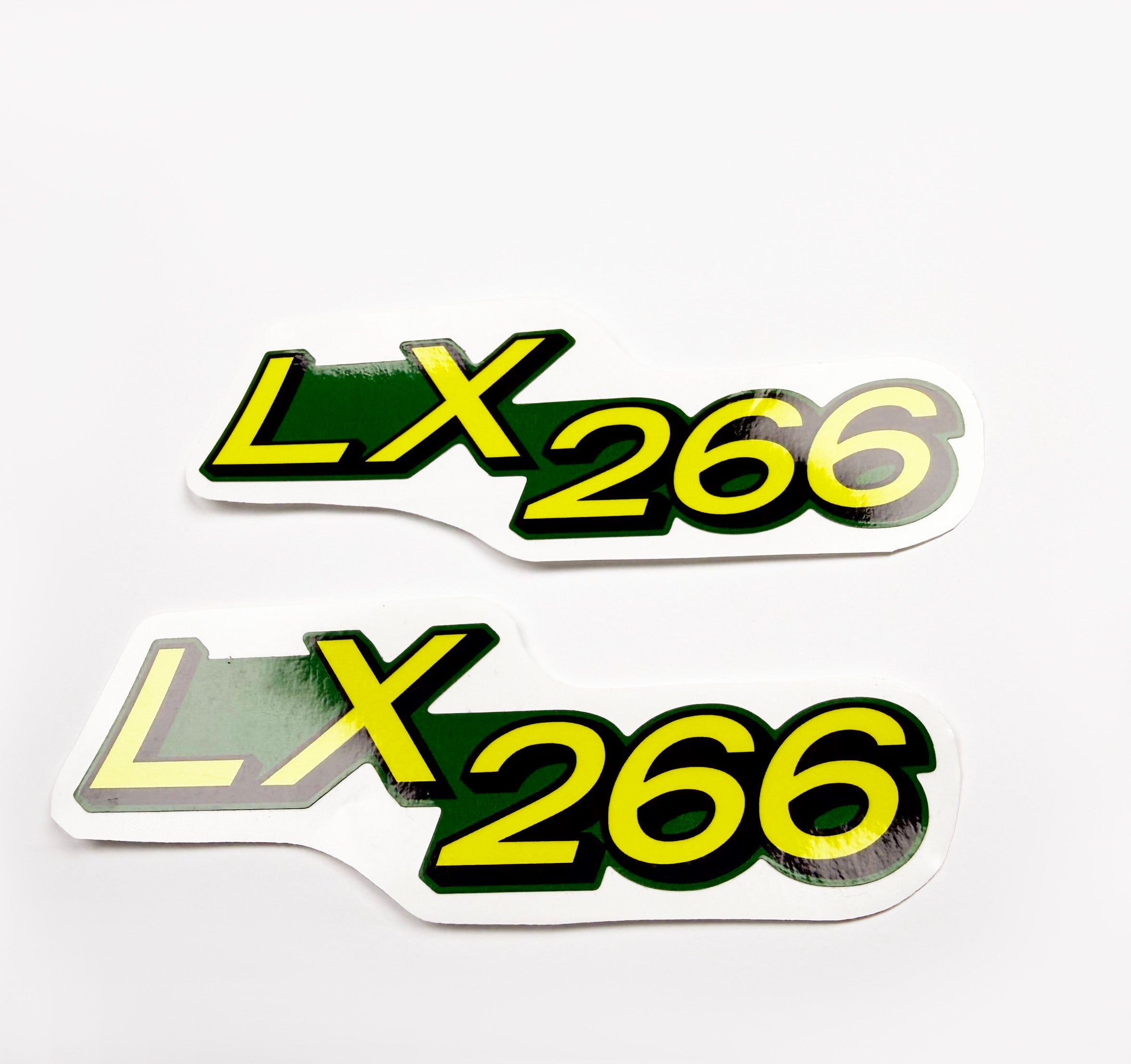 Replacement Vinyl Decal Set For LX266 Lawn Tractor Hood, stickers Handmade