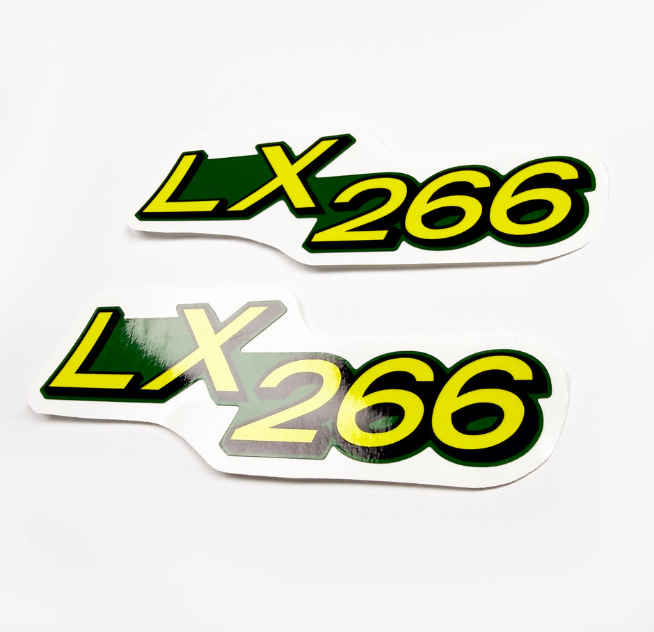 Replacement Vinyl Decal Set For LX266 Lawn Tractor Hood, stickers Handmade