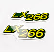Replacement Vinyl Decal Set For LX266 Lawn Tractor Hood, stickers Handmade