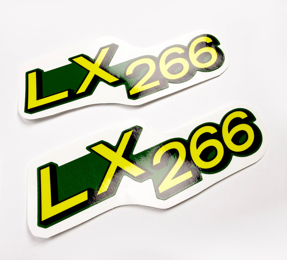 Replacement Vinyl Decal Set For LX266 Lawn Tractor Hood, stickers Handmade
