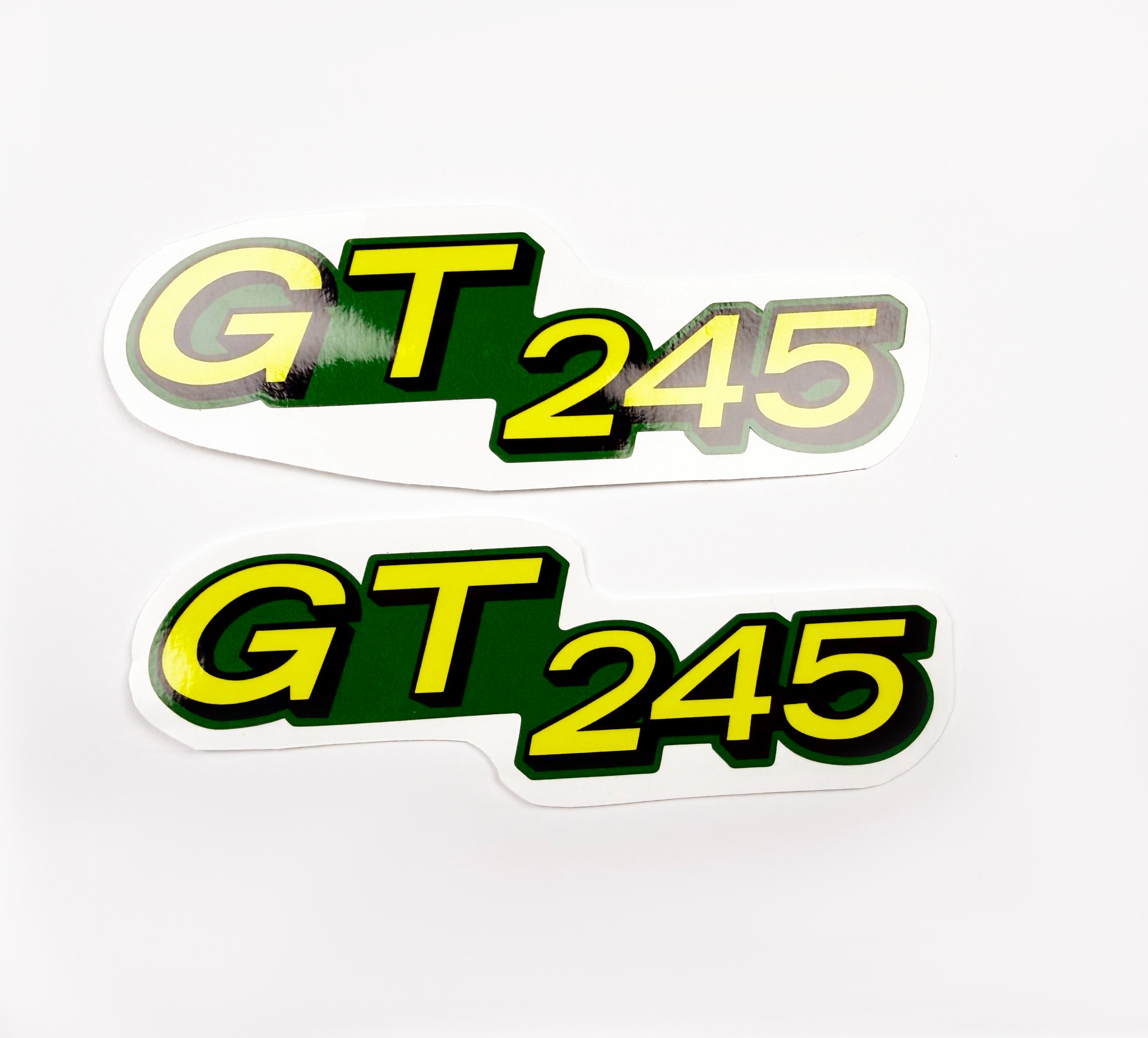 Replacement Vinyl Decal Set For GT245 Lawn Tractor Hood, stickers Handmade