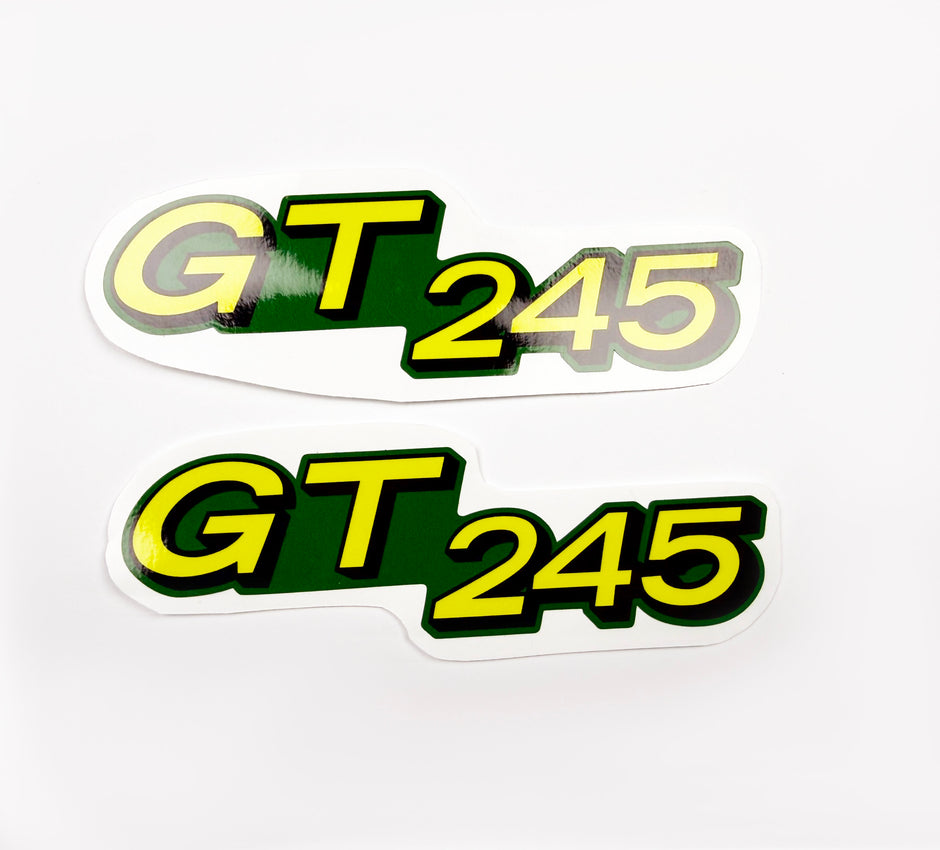 Replacement Vinyl Decal Set For GT245 Lawn Tractor Hood, stickers Handmade